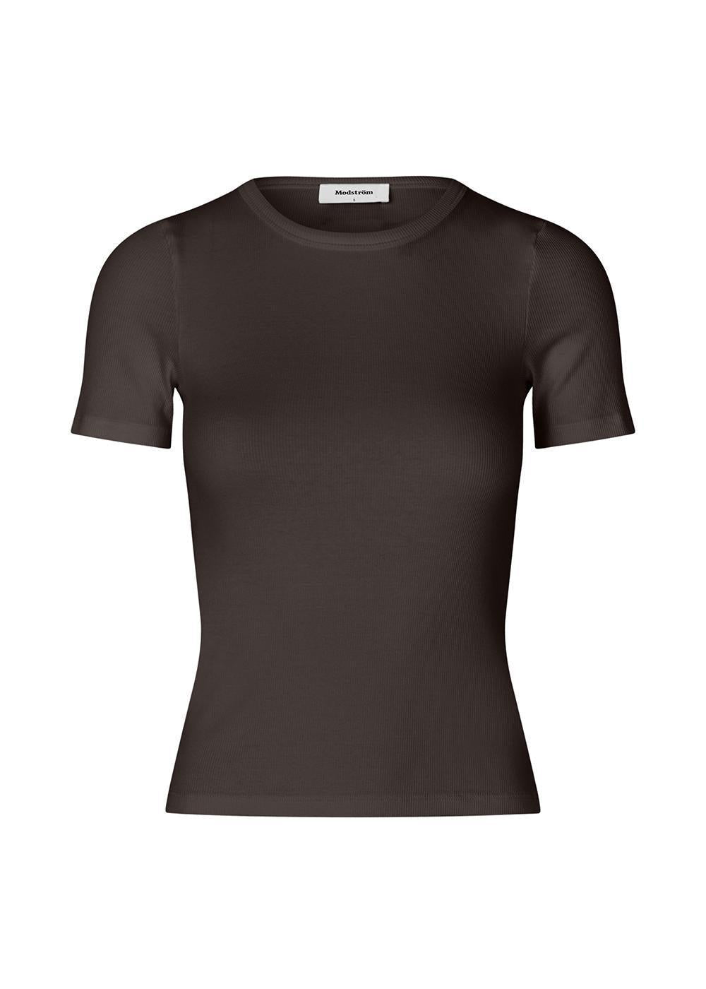 Igormd short t-shirt - Seal Brown-T-shirts-Modström-Butler Loftet