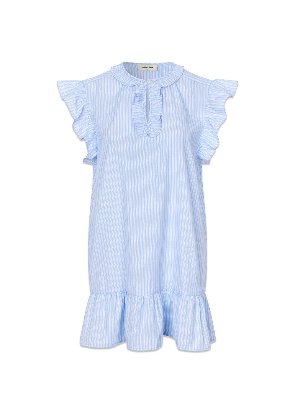 InaraMD dress - Light Blue Stripe