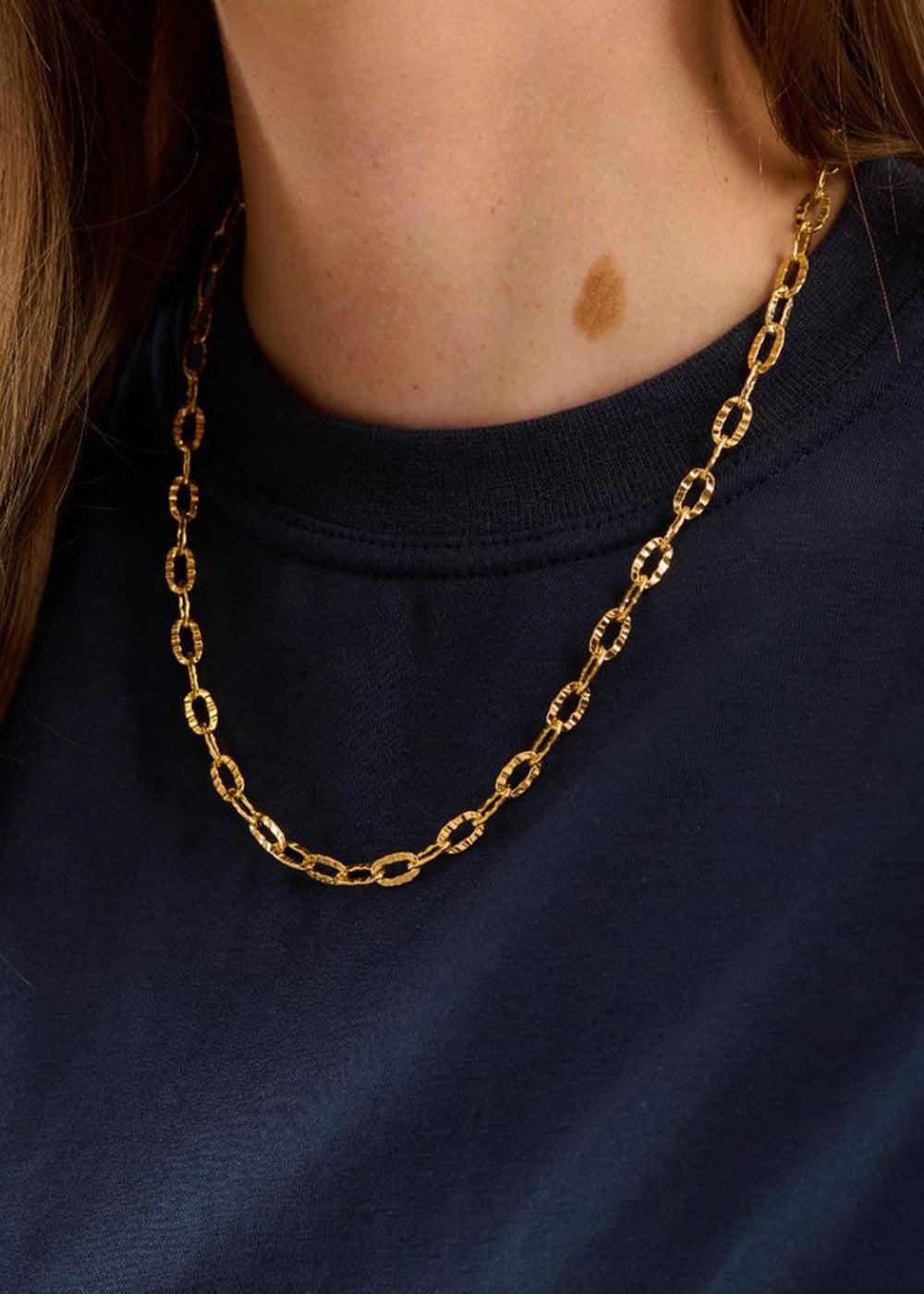 Ines Necklace 48 cm Adj. - Gold