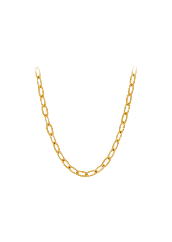 Ines Necklace 48 cm Adj. - Goldplated