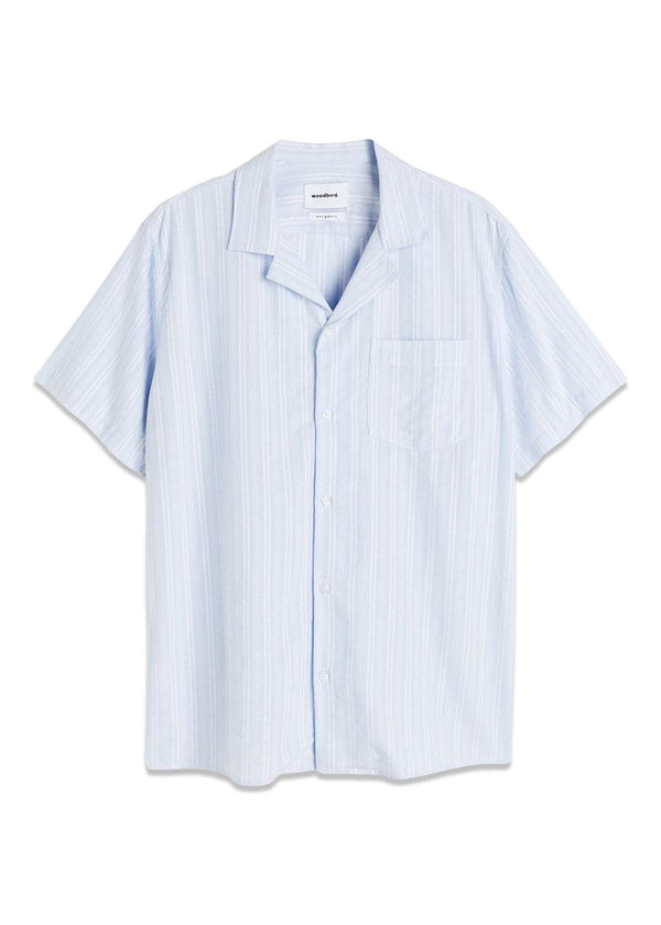 Woodbirds Iris Linnen Shirt - Light Blue. Køb shirts her.