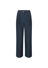 IsabelMD pants - Navy Sky Pinstripe