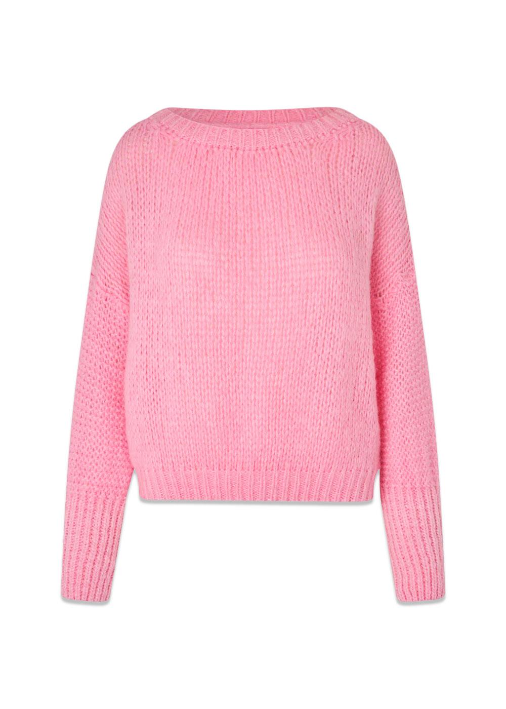 IsoldeLL Knit Jumper LS - Light Pink-Knitwear-Lollys Laundry-Butler Loftet