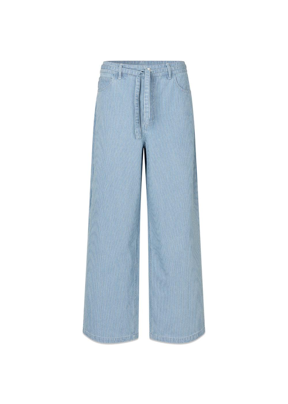 IsoldeMD pants - Soft Blue Stripe