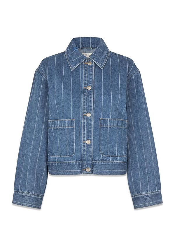 Isoldemd jacquard overshirt - Jacquard Stripe-Blazers-Modström-Butler Loftet