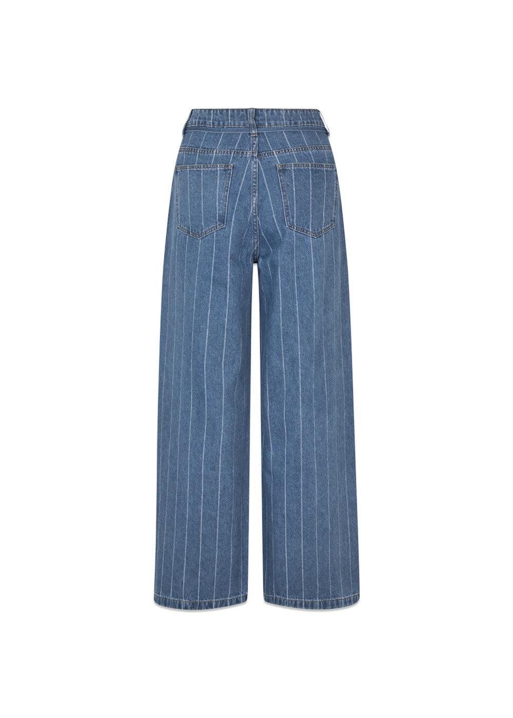 Isoldemd jacquard pants - Jacquard Stripe-Pants-Modström-Butler Loftet