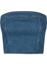 IvannaMD top - Distressed Blue-Top-Modström-Butler Loftet