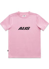 JERON ESSENTIAL T-SHIRT W/ CHEST LOGO - Solid Pink-T-shirts-ALIS-Butler Loftet