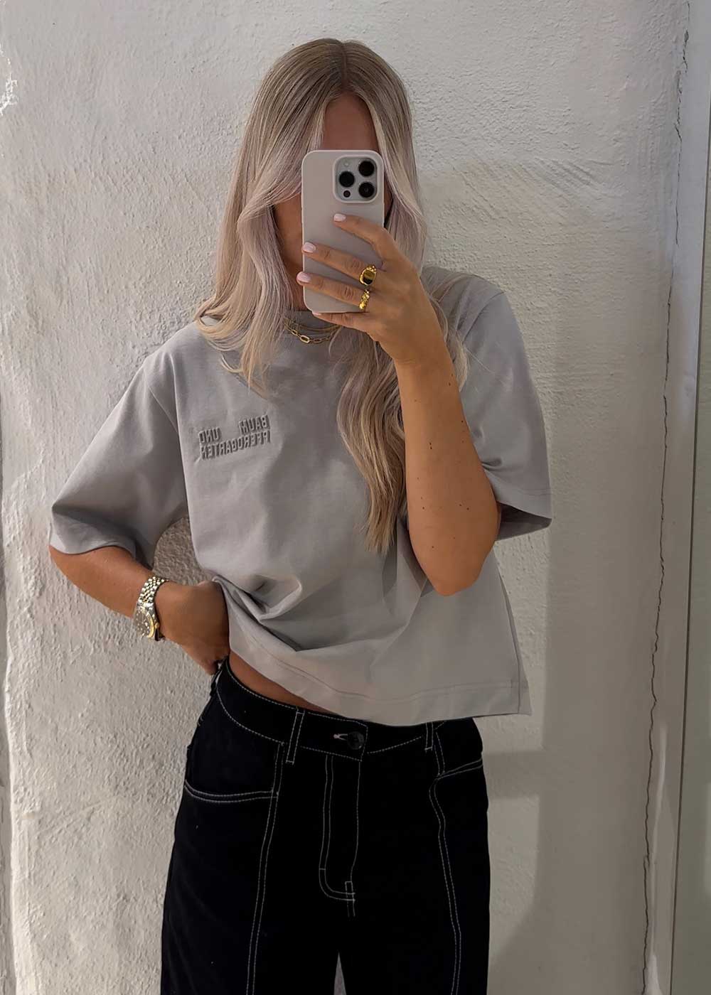 JIAN - Opal Gray-T-shirts-Baum und Pferdgarten-Butler Loftet