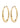 JORUN large hoop earrings gold-plated - Gold Plated-Jewellery-Pilgrim-Butler Loftet