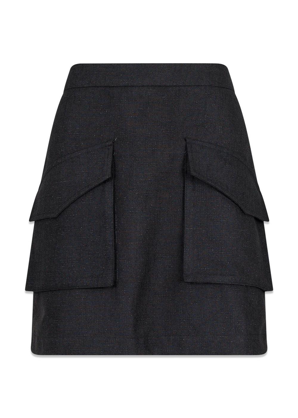 Janet Structure Skirt - Black