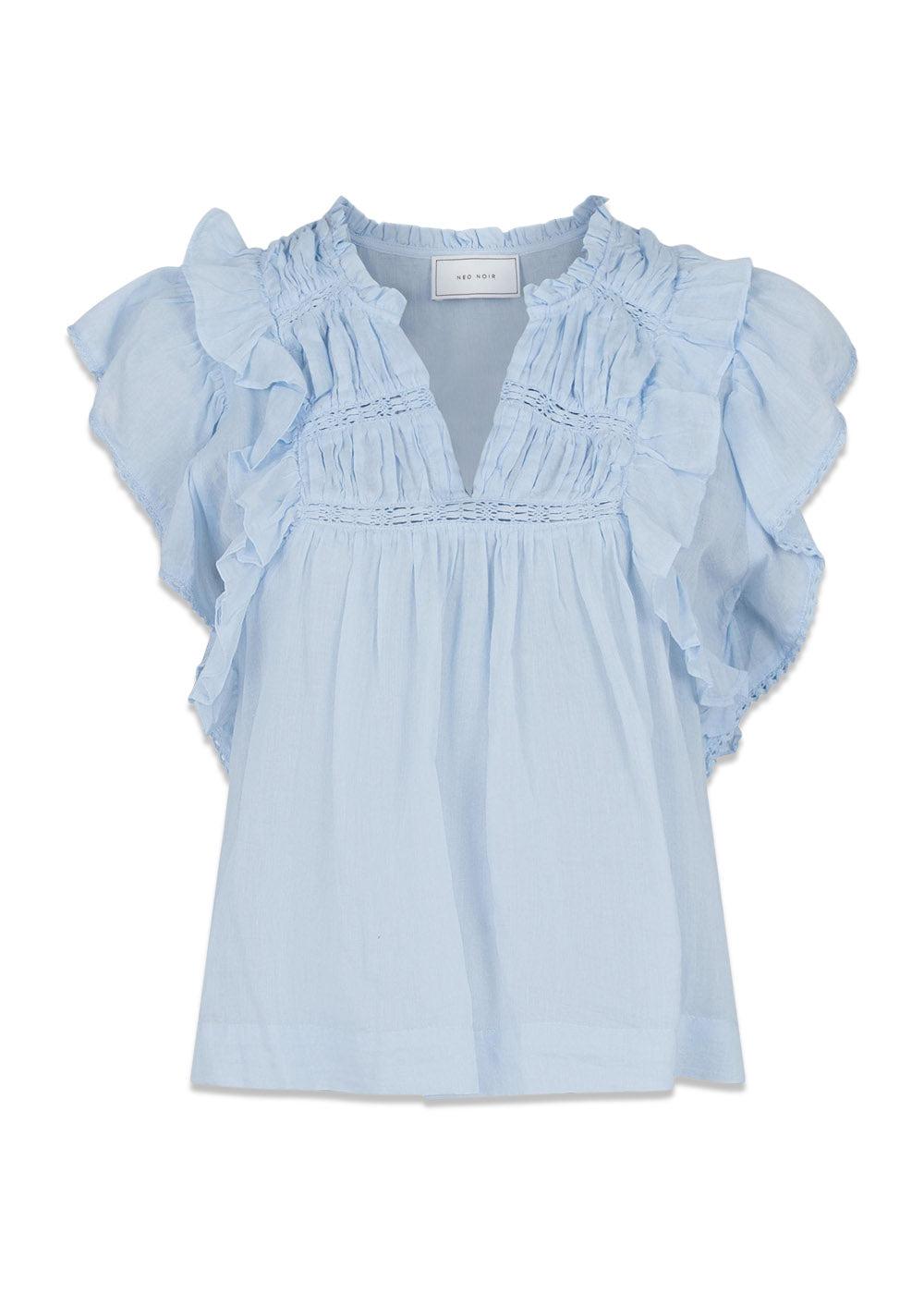 Jayla S Voile Top - Ivory main image 1