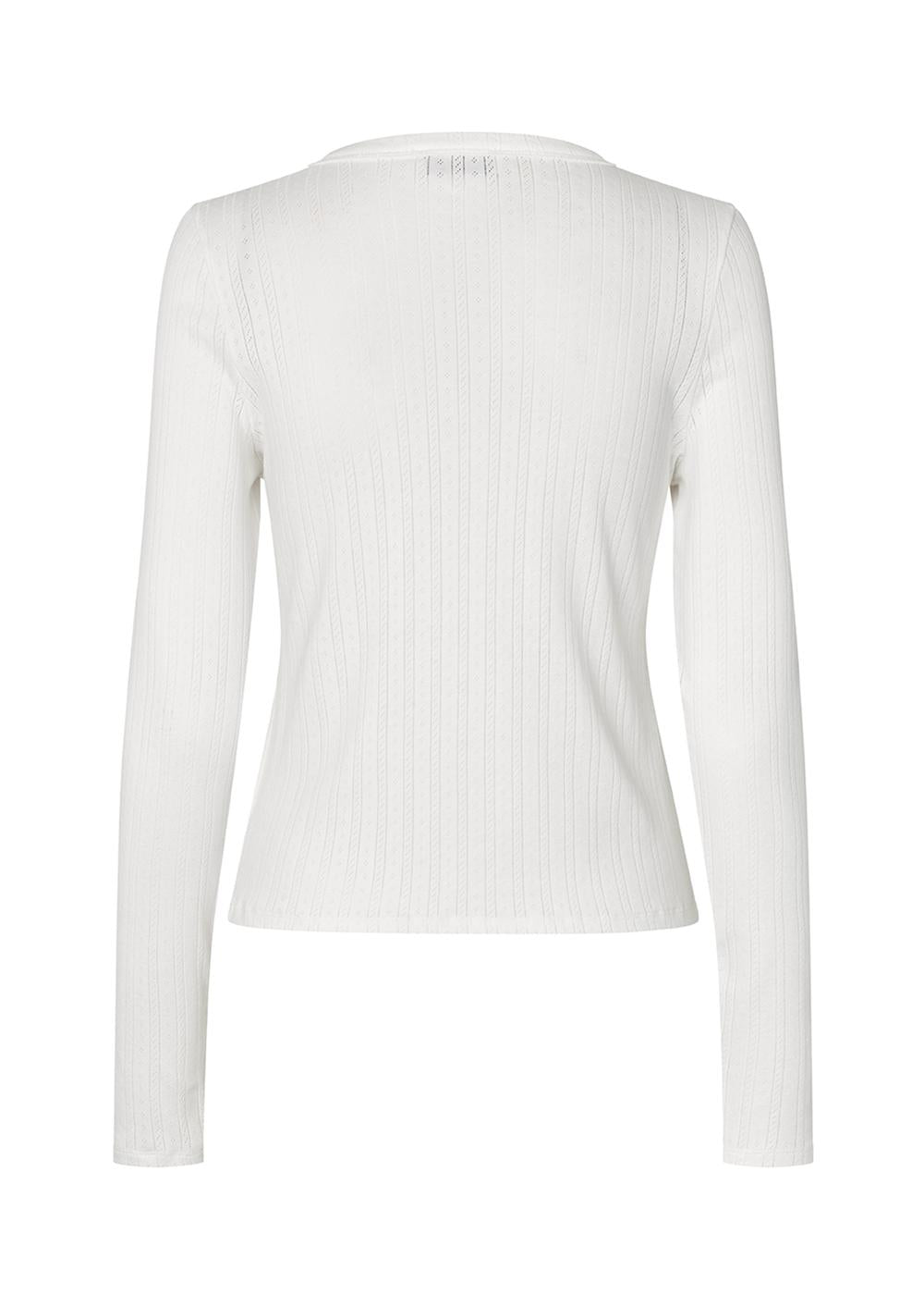Josefinemd LS t-shirt - Soft White-Blouses-Modström-Butler Loftet