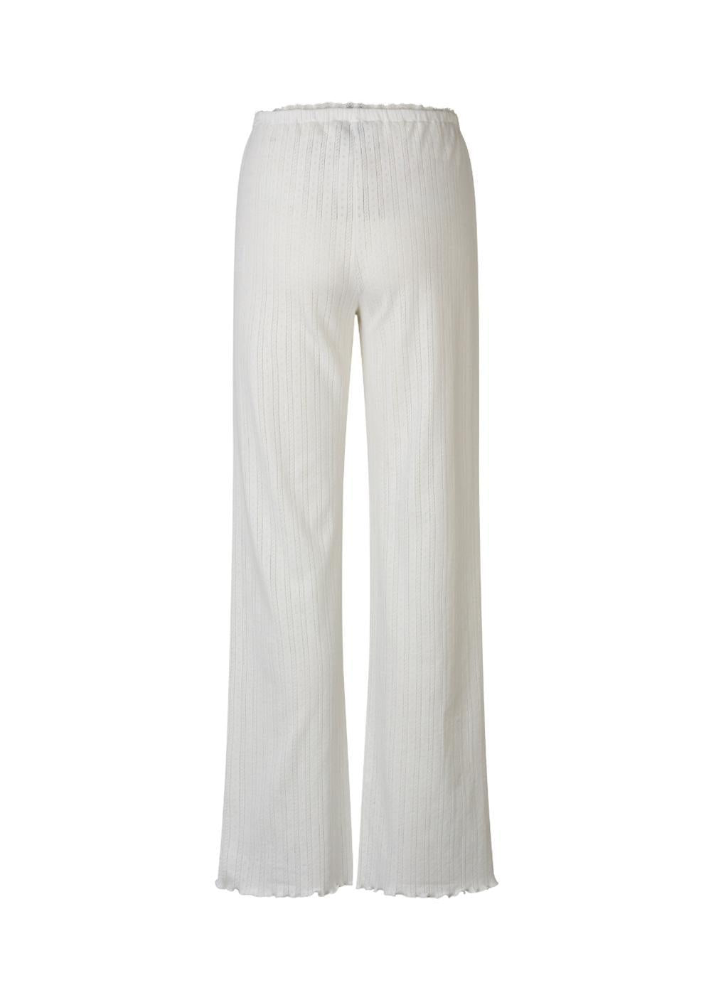 Josefinemd pants - Soft White-Pants-Modström-Butler Loftet