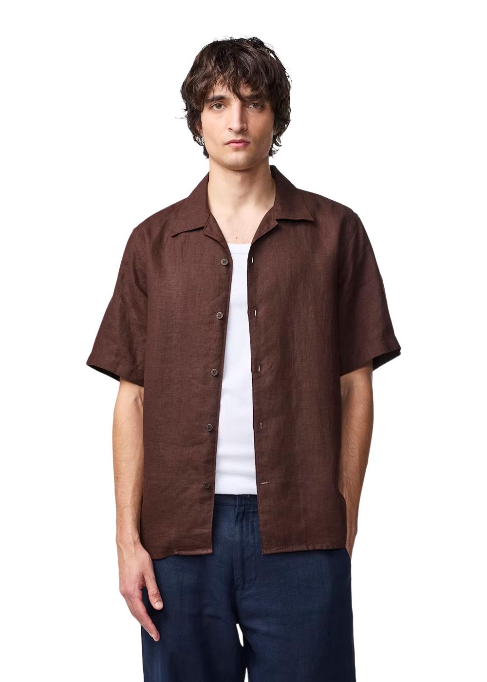 Julio SS NO PKT 5708 - Coffee-Shirts-Nn. 07-Butler Loftet