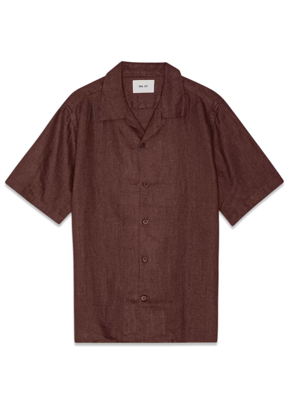 Julio SS NO PKT 5708 - Coffee-Shirts-Nn. 07-Butler Loftet