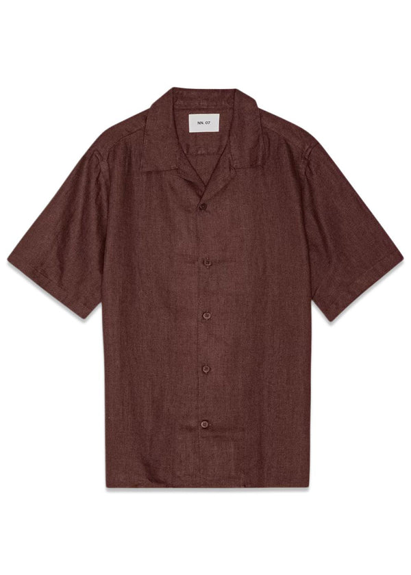 Julio SS NO PKT 5708 - Coffee-Shirts-Nn. 07-Butler Loftet