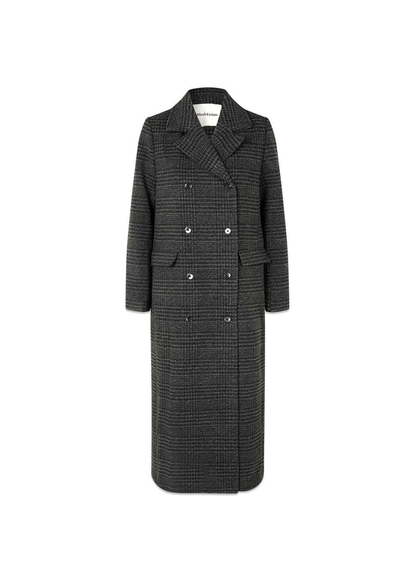 JuniperMD check coat - Dark Gray Check