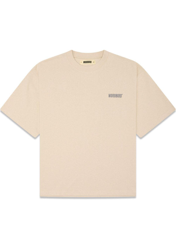 Woodbirds WBJuno HKDK Tee - Light Sand. Køb t-shirts her.