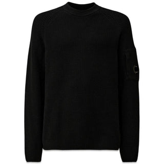 KNITWEAR - CREW NECK - Navy-Knitwear-C.P. Company-Butler Loftet