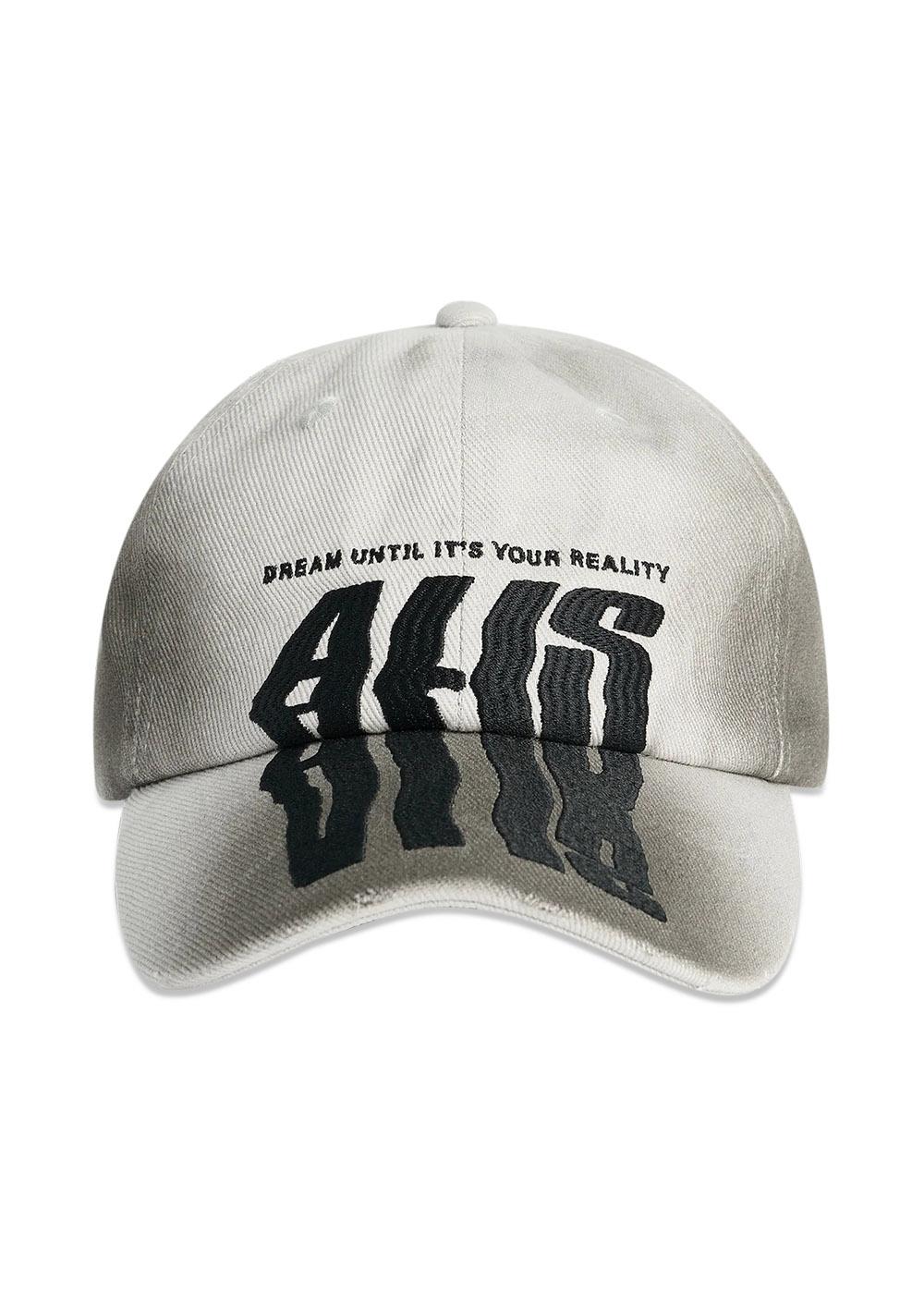 KOSTON CAP W/ CONTINUING EMBROIDERY - Antartica White + Spray-Headwear-ALIS-Butler Loftet