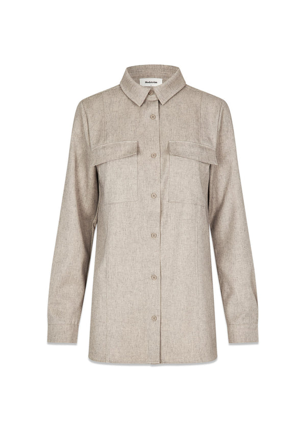 KalemMD shirt - Beige Melange