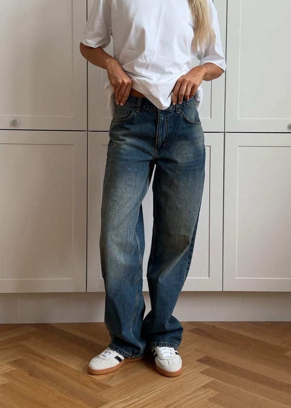 Kathy Wei Jeans - Washed Blue-Jeans-Woodbird-Butler Loftet