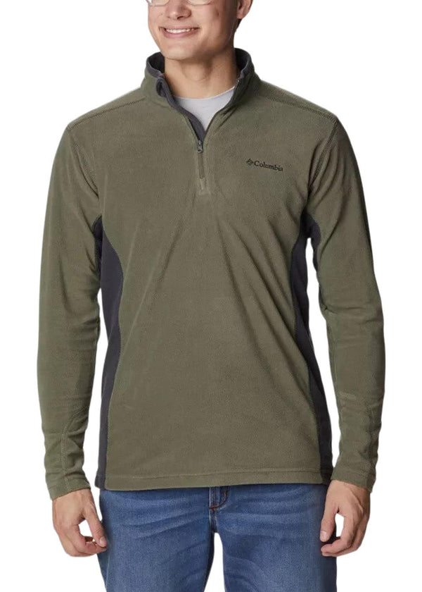 Columbias Klamath Range™ II Half Zip - Stone Green, Shark. Køb fleece her.