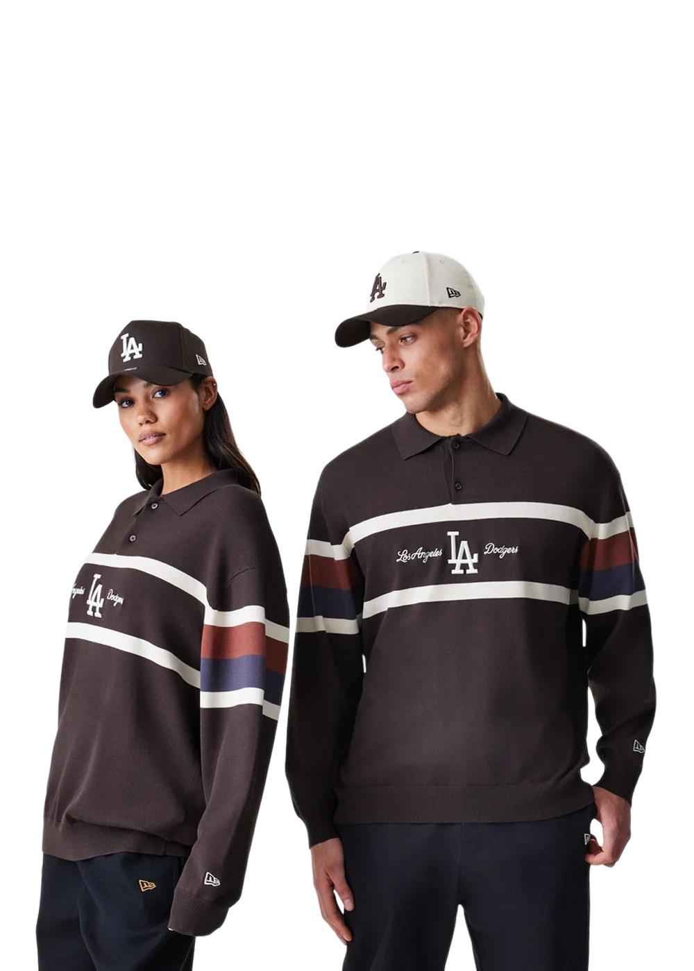 Knit Rugby LOSDOD - Brown-Sweatshirts-New Era-Butler Loftet