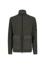 Knitwear Cardigan Lambswool - Olive Knight