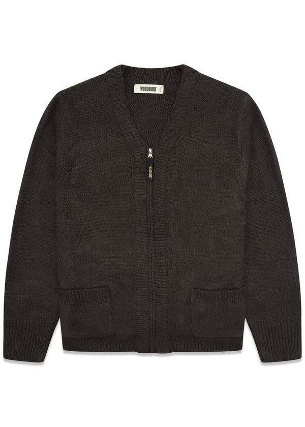 Koon Zip Cardigan - Black