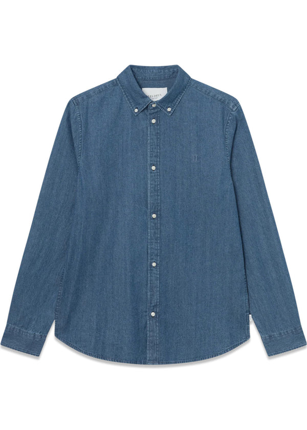 Kristian Denim Shirt - Medium Blue Wash