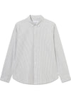 Kristian Oxford Shirt - Forest Green/White