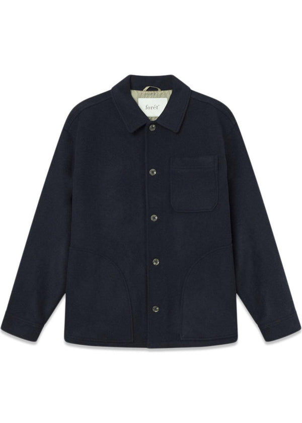 LODGE WOOL JACKET - Navy