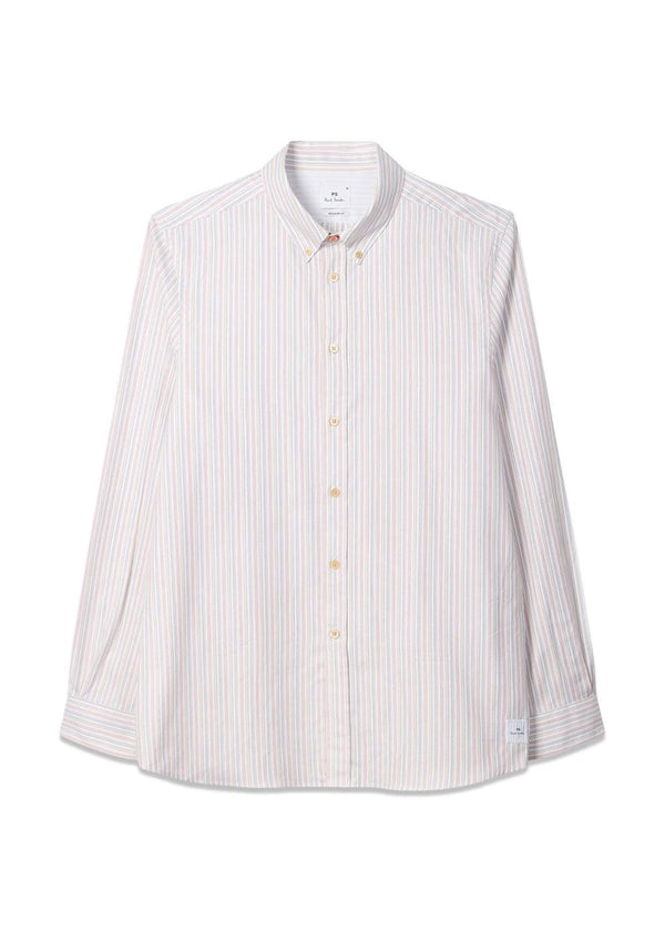 LS REGULAR FIT SHIRT BD COL - Multi Coloured-Shirts-Paul Smith - PS-Butler Loftet