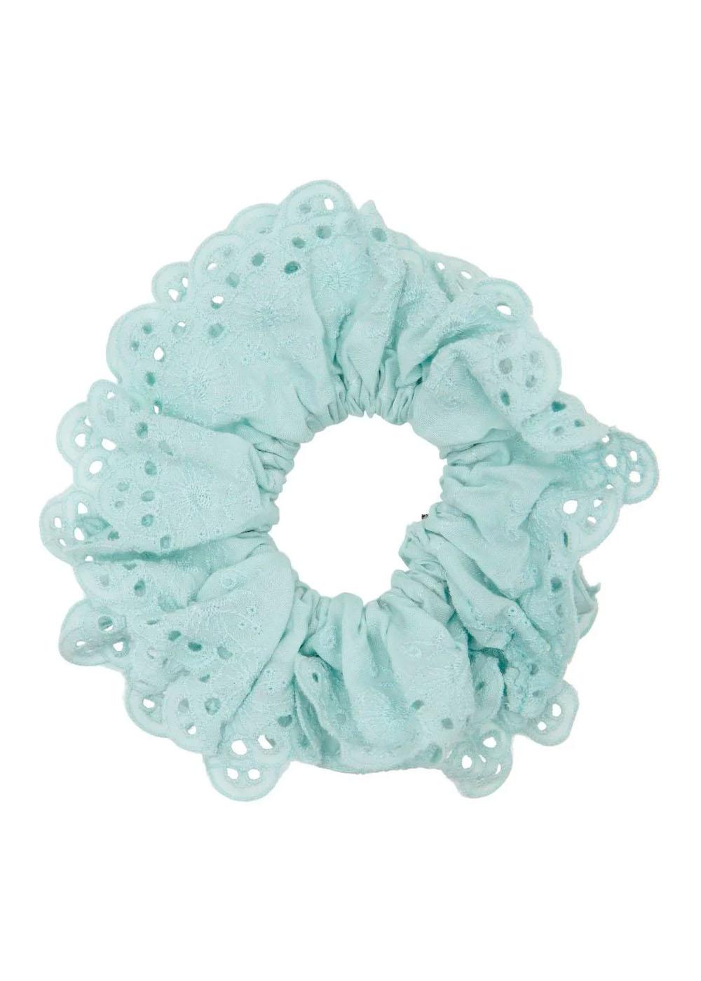 Lace Scrunchie - Sky