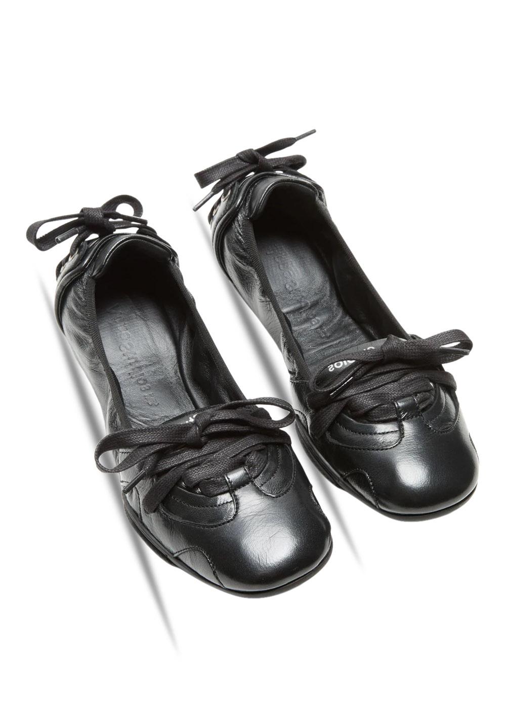 Lace-up leather shoes - Black-Shoes-Acne Studios-Butler Loftet