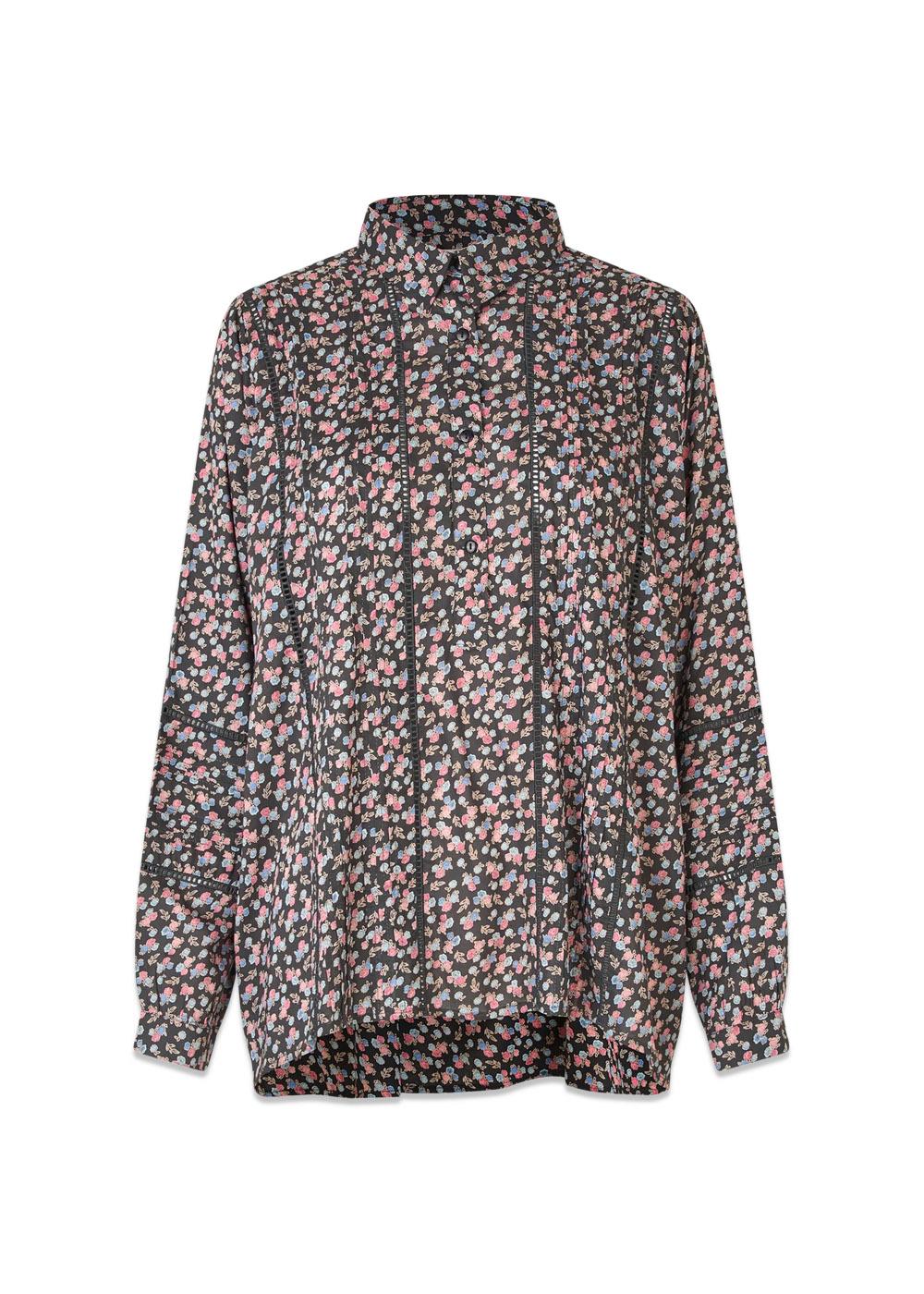 LariLL Shirt LS - Washed Black-Shirts-Lollys Laundry-Butler Loftet