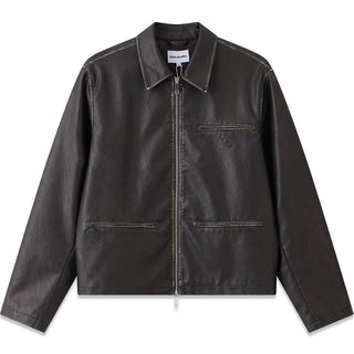 Leather Jacket - Black-Outerwear-Globe Studios-Butler Loftet