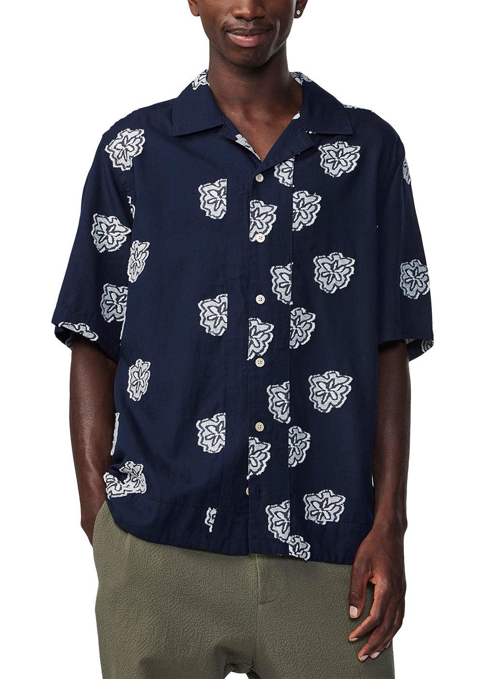Leo SS shirt 5736 - Navy