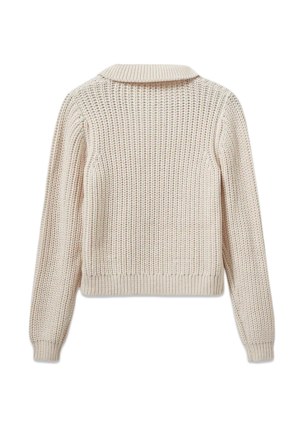 Leone Mini Polo - Cream-Knitwear-The Garment-Butler Loftet
