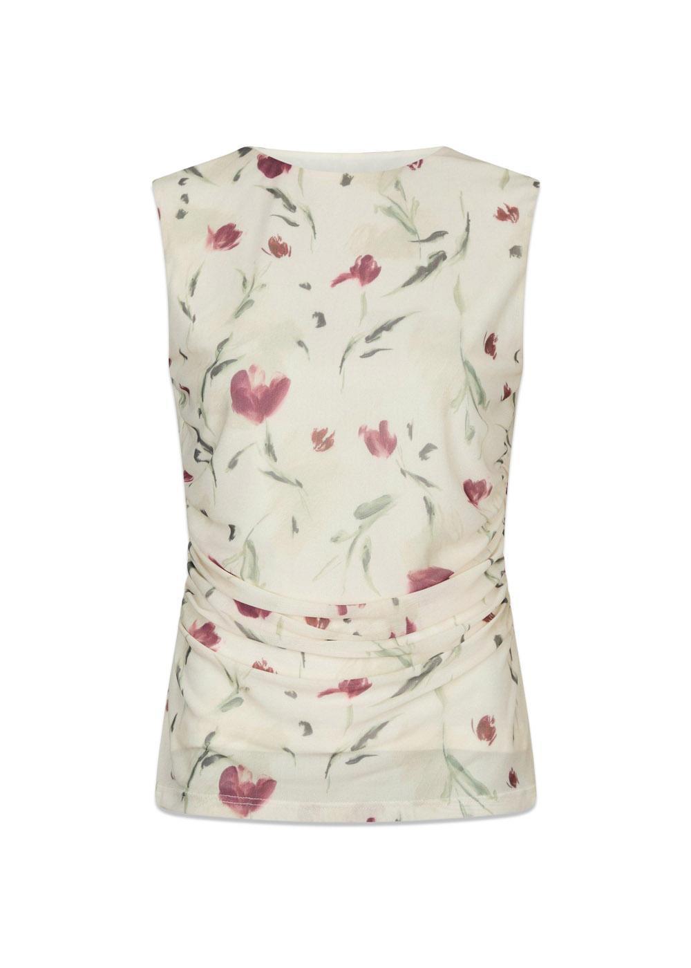 Liblana Artist Mesh Top - Creme-Top-Neo Noir-Butler Loftet