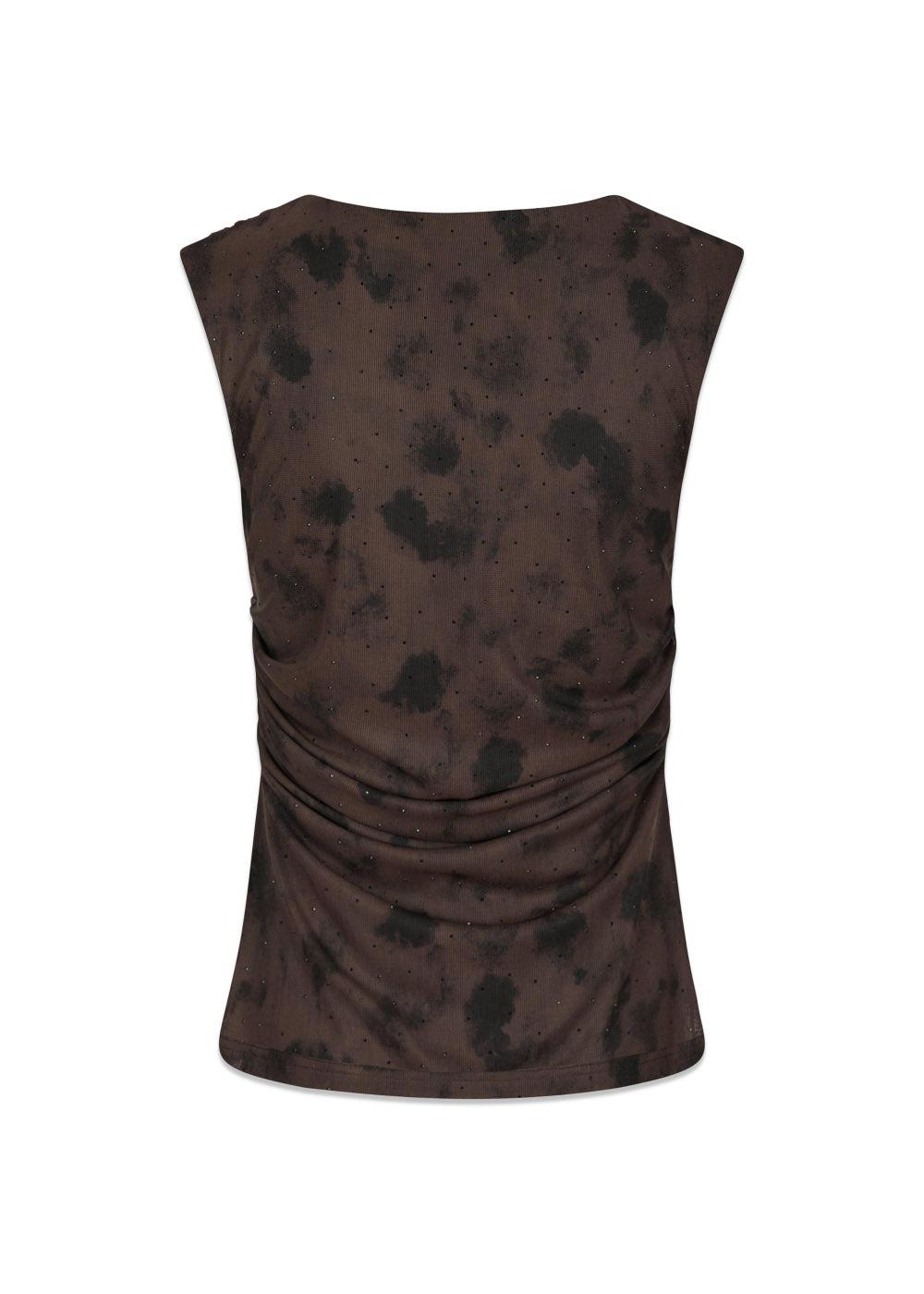 Liblana Mesh Stone Top - Brown