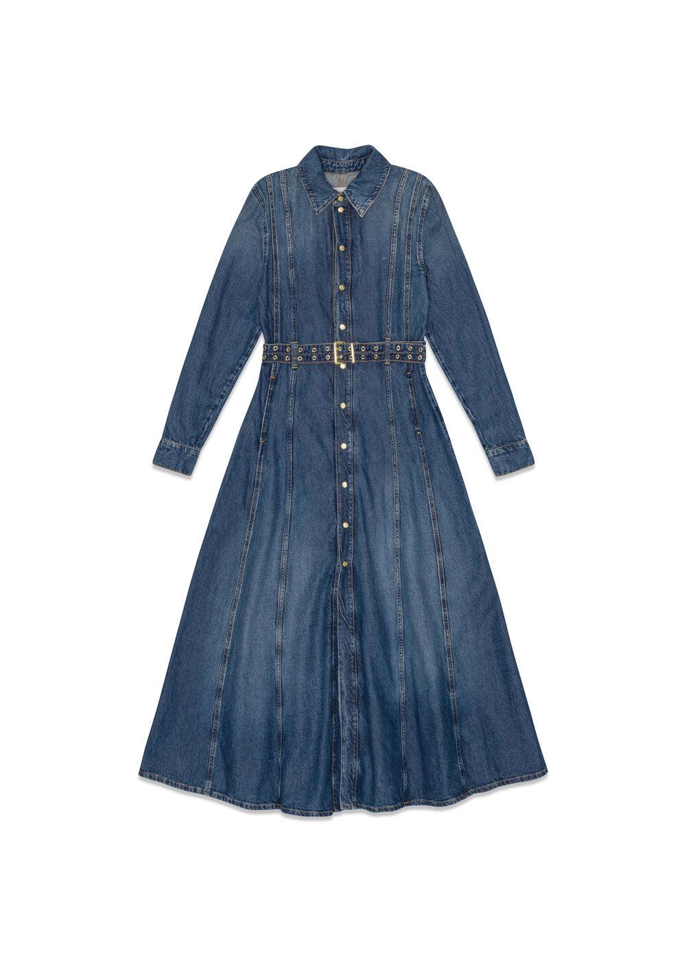 Light Denim Maxi Dress