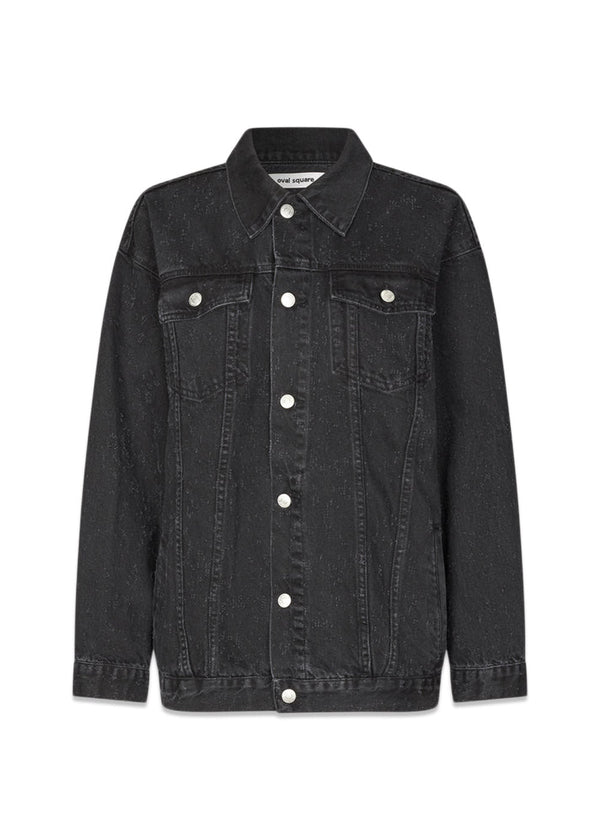 Limit Denim Jacket 0109 - Black Distressed