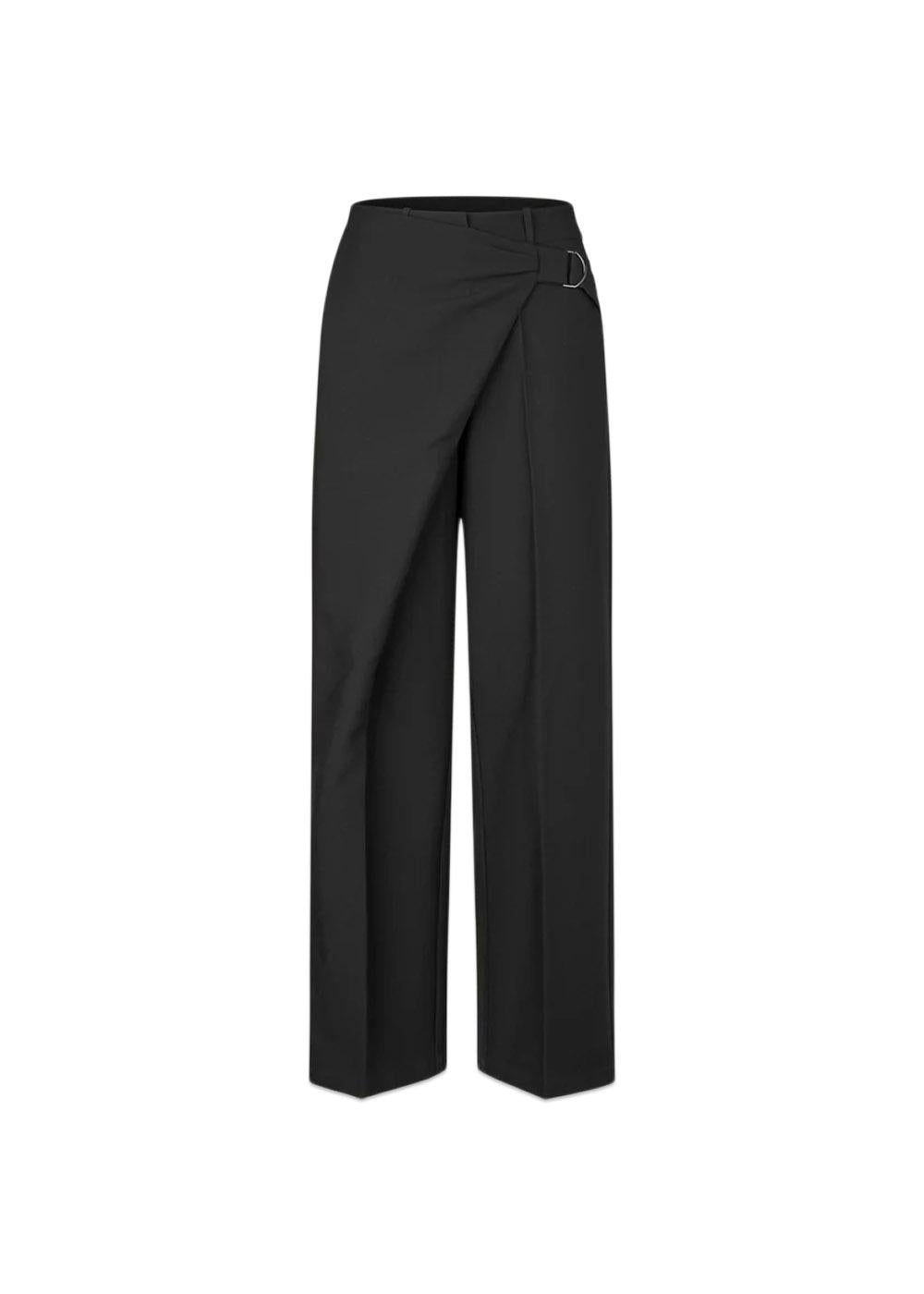 Lind Trousers - Black-Pants-Oval Square-Butler Loftet