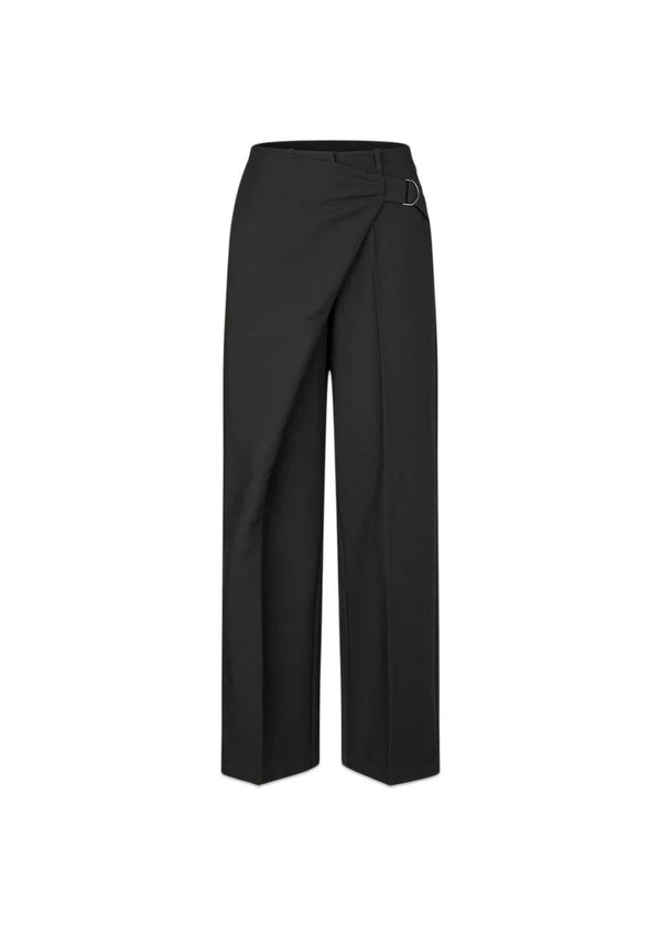 Lind Trousers - Black-Pants-Oval Square-Butler Loftet