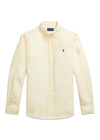 Linen Shirt - Cream-Shirts-Ralph Lauren-Butler Loftet