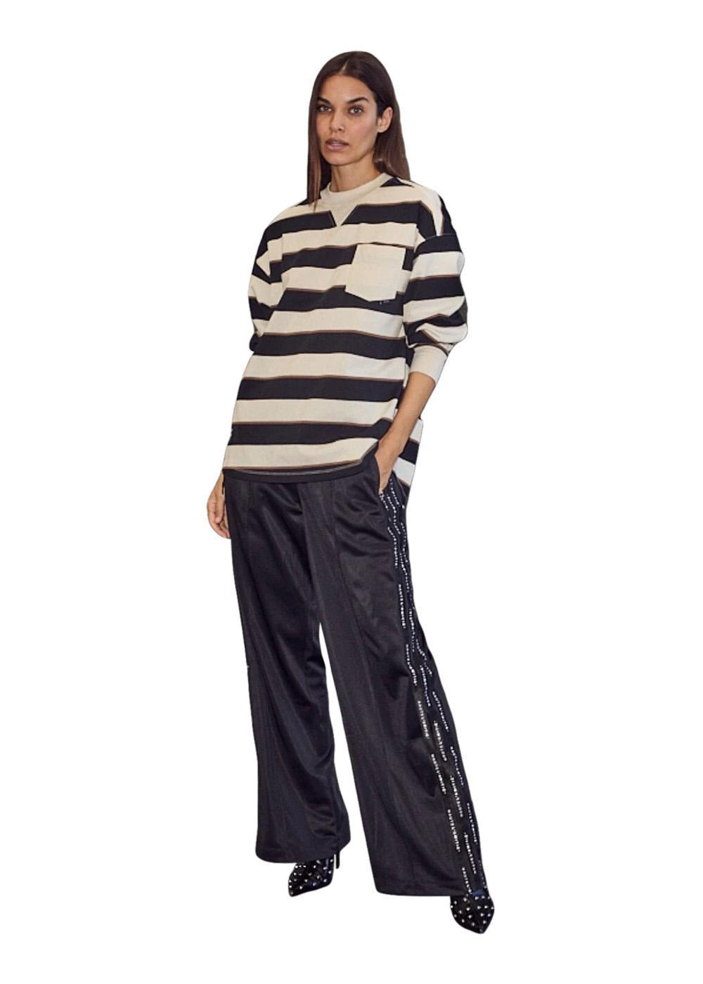 Logo Tape Track Pant - Black-Pants-HAUTE L’AMITIÉ-Butler Loftet