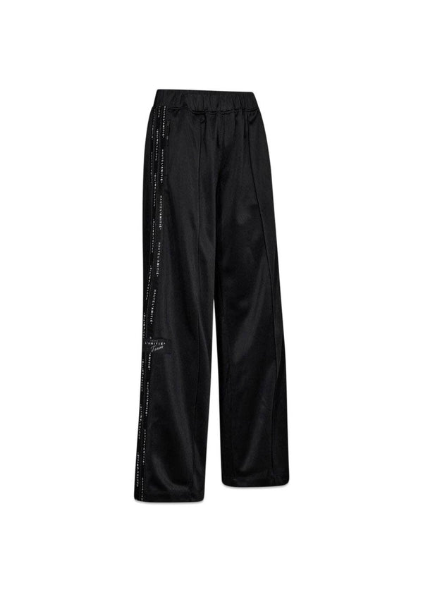 Logo Tape Track Pant - Black-Pants-HAUTE L’AMITIÉ-Butler Loftet